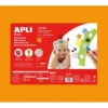Apli Gomma Crepla Arancione 5 fogli 60cmx40cm