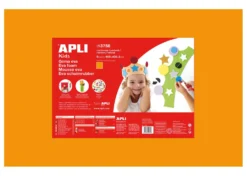Apli Gomma Crepla Arancione 5 fogli 60cmx40cm