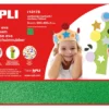 Apli Gomma Crepla Glitter Verde 3 fogli 60cmx40cm