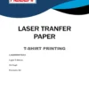 Carta Transfer Stampabile Formato A4 per stampanti Laser – Tessuti Chiari – 10 fogli