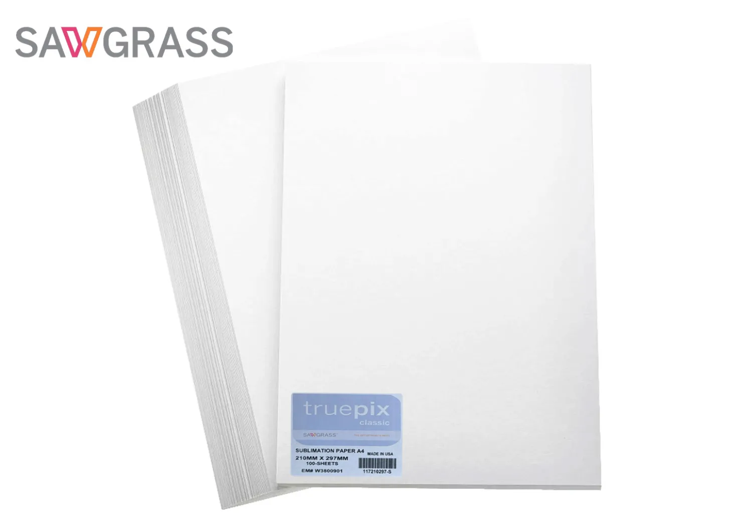 Carta Truepix Sawgrass per Stampe Sublimatiche Formato A4 100 fogli