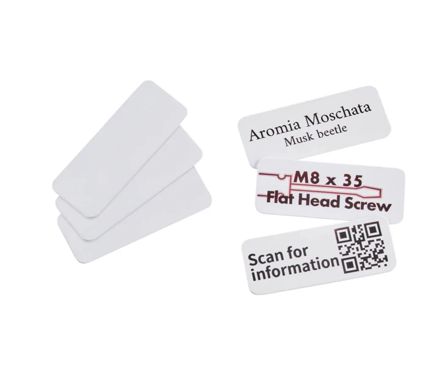 COLOP e-mark Targa adesiva in plastica 45x18mm