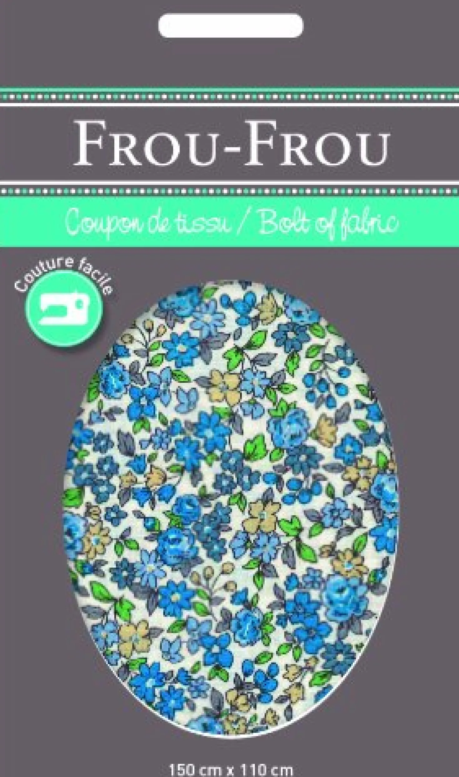 Coupon in cotone 150X110cm Fiorito