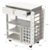 Crafit BeeGrid R23 Mobile Organizzatore Craft con Ruote Bianco Avorio