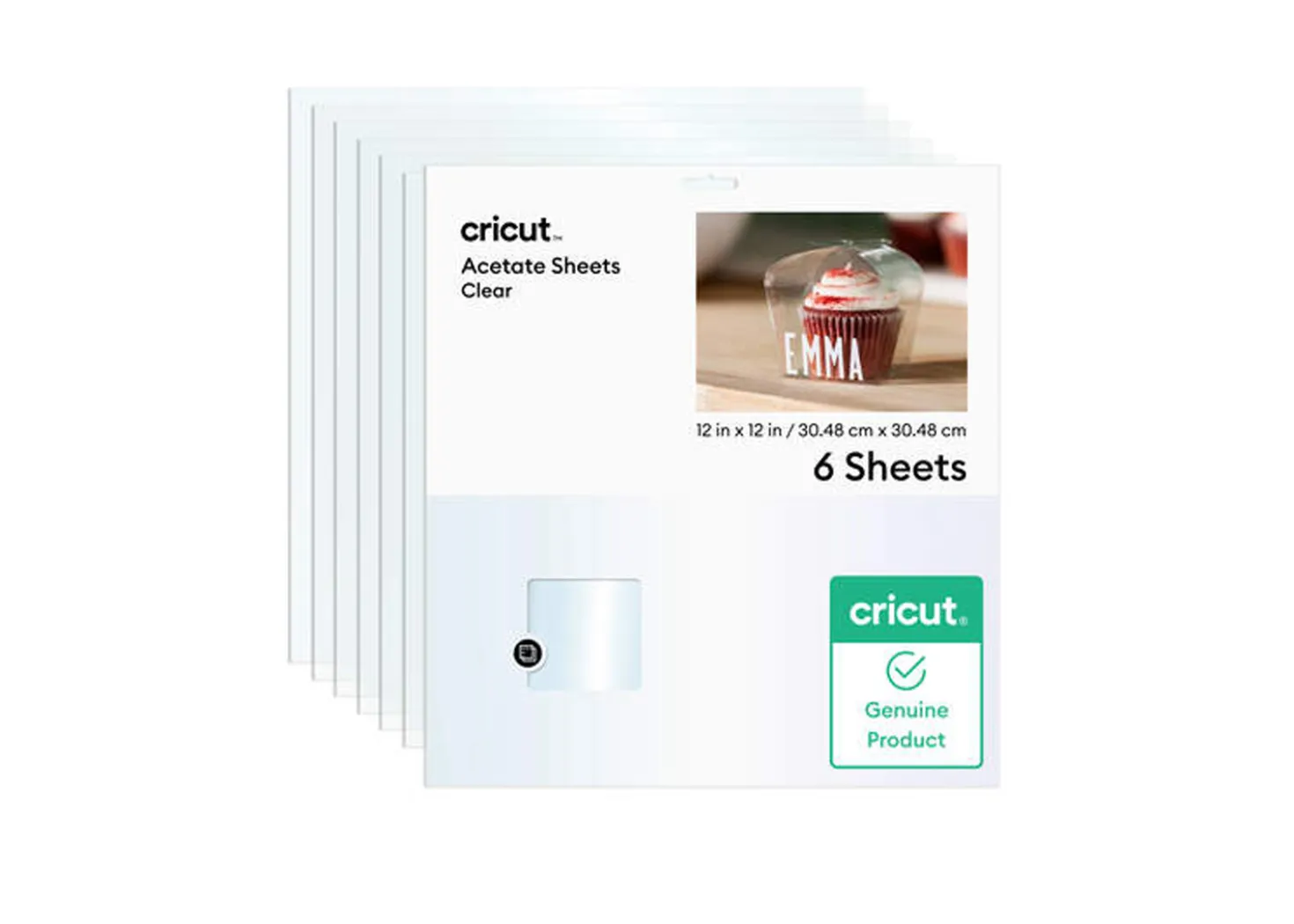 Cricut Acetato Trasparente 30,5cmx30,5 cm 6pz