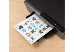 Cricut Adesivi Impermeabili e Stampabili formato A4 Bianco Olografico 5 fogli