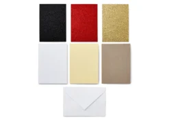 Cricut Biglietti Inserto 30 Pezzi Collezione Glitz and Glam R40 12,1X16,8CM