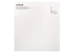 Cricut Carta Adesiva 10 fogli Bianco