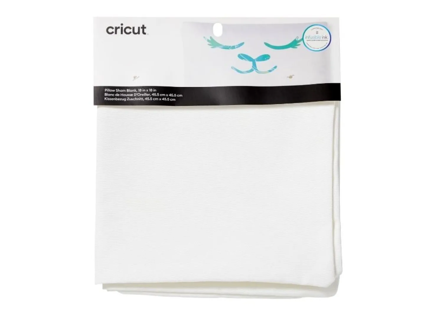 Cricut Federa per Cuscino Bianca