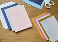 Cricut Joy Biglietti Inserto e lamine Collezione Cameron Sampler 8 Pezzi 11,4cmx15,9cm