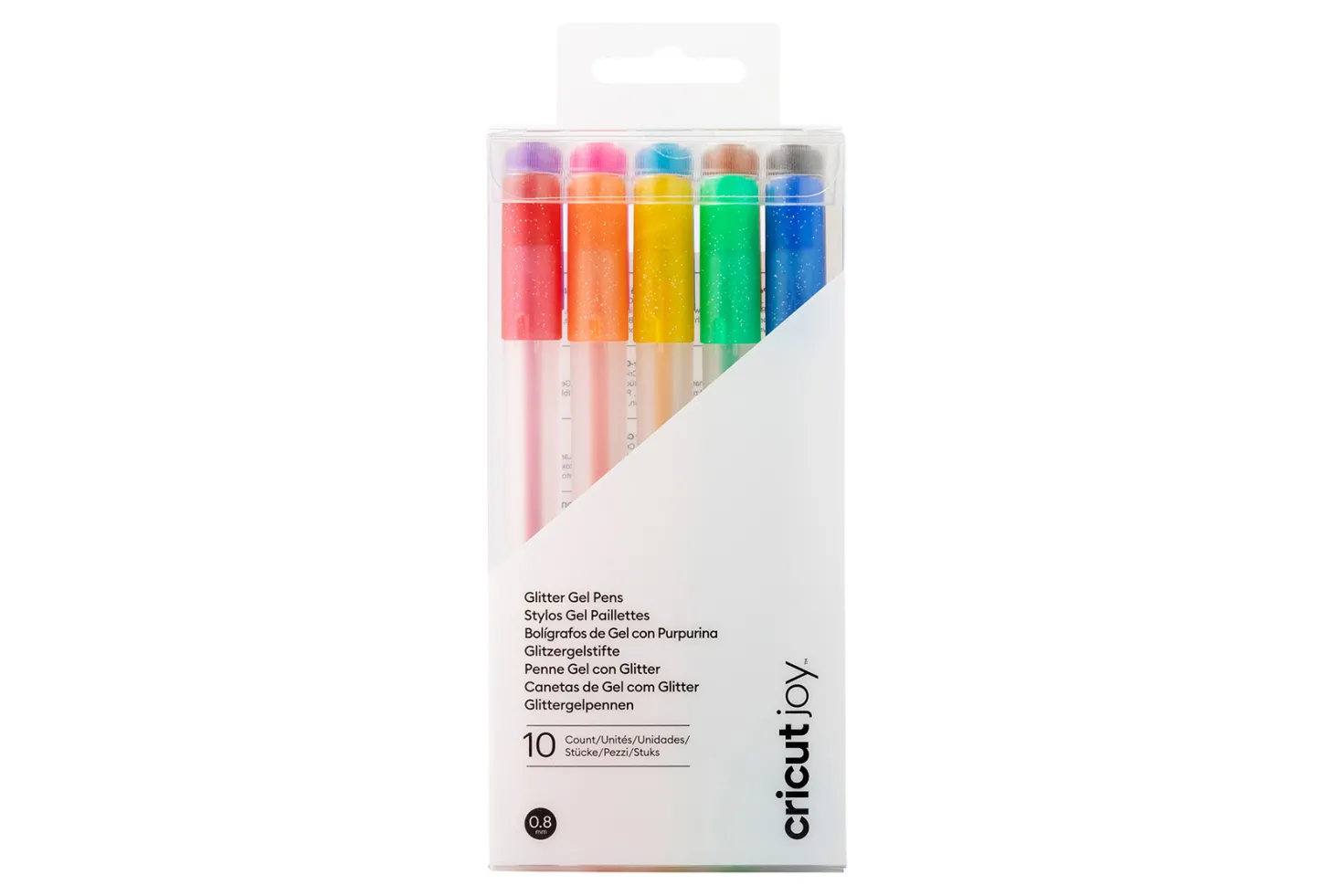 Cricut Joy Pennarelli Gel Glitter Collezione Rainbow 0,8mm