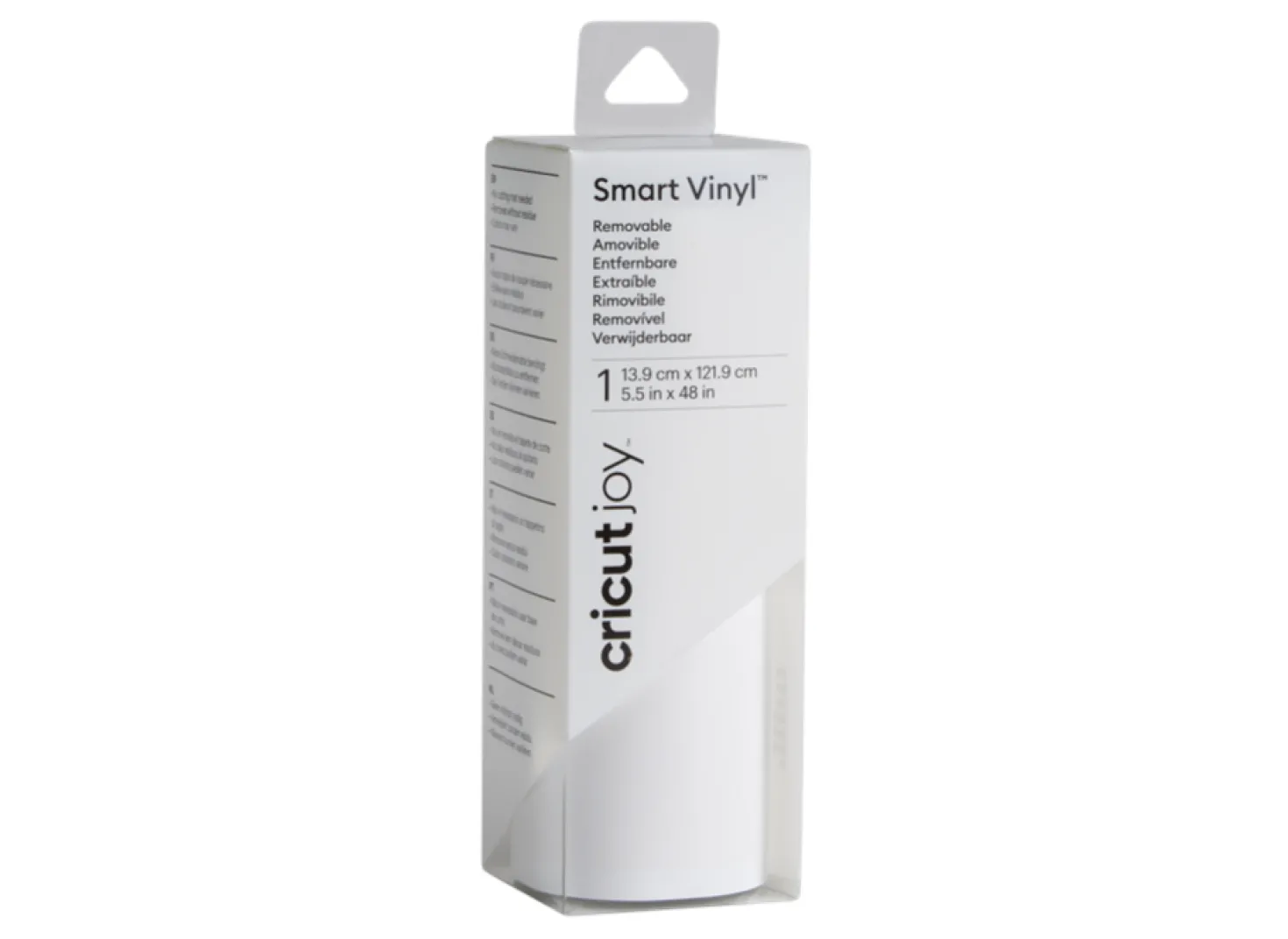 Cricut Joy Vinile Smart Bianco Rimovibile Opaco 13,9cmx1,22cm