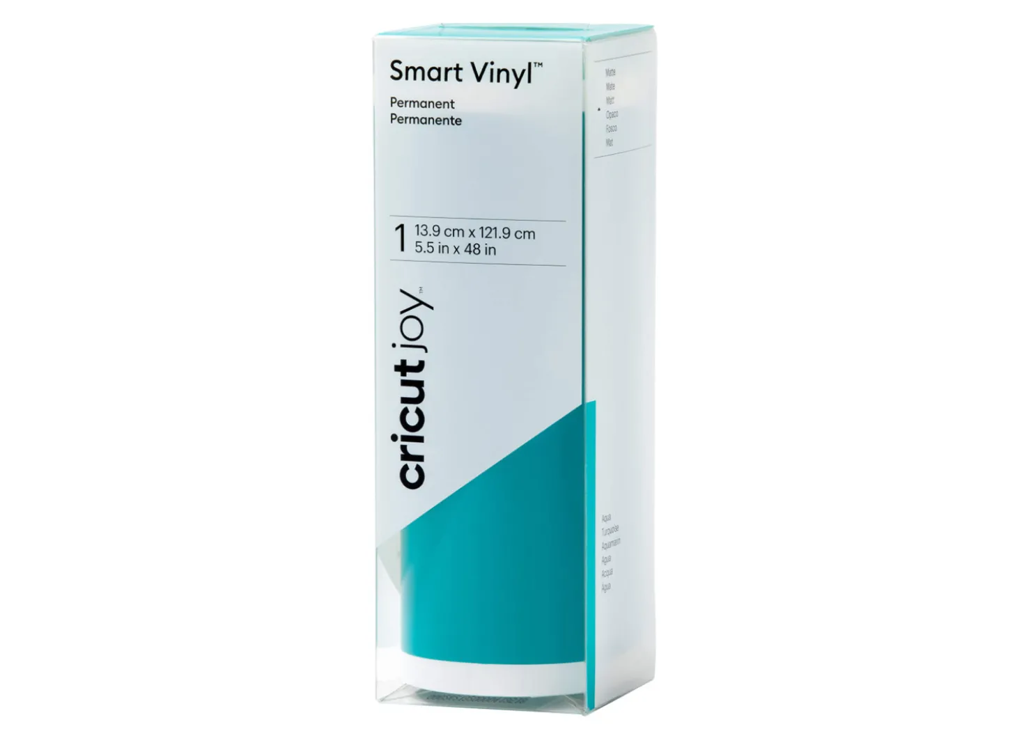 Cricut Joy Vinile Smart Verde Acqua Permanente Opaco 13,9cmx1,22m