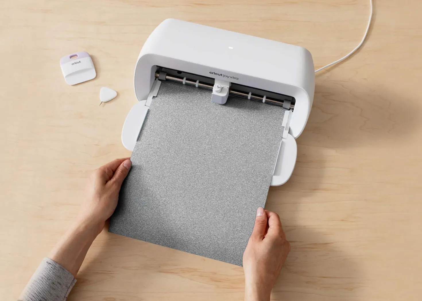 Cricut Joy Xtra Smart Iron-On Glitter Argento 24,1cmx48,3cm