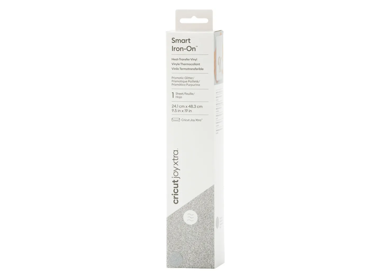 Cricut Joy Xtra Smart Iron-On Glitter Argento 24,1cmx48,3cm