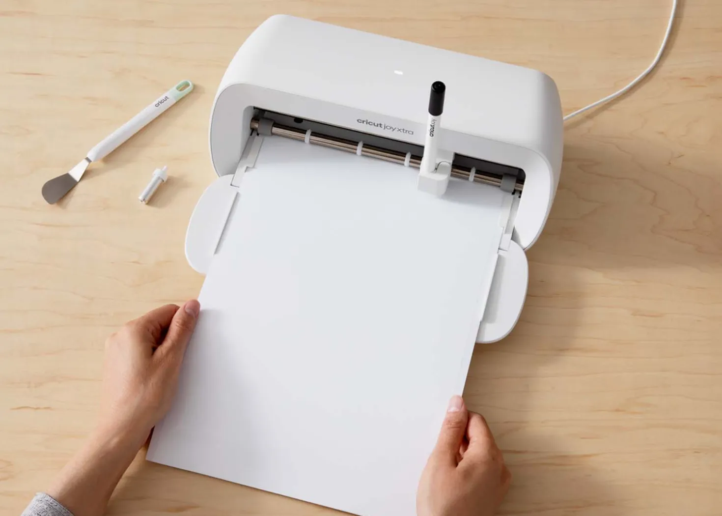Cricut Joy Xtra Vinile Scrivibile Removibile Bianco 3 fogli 24,1cmx33cm