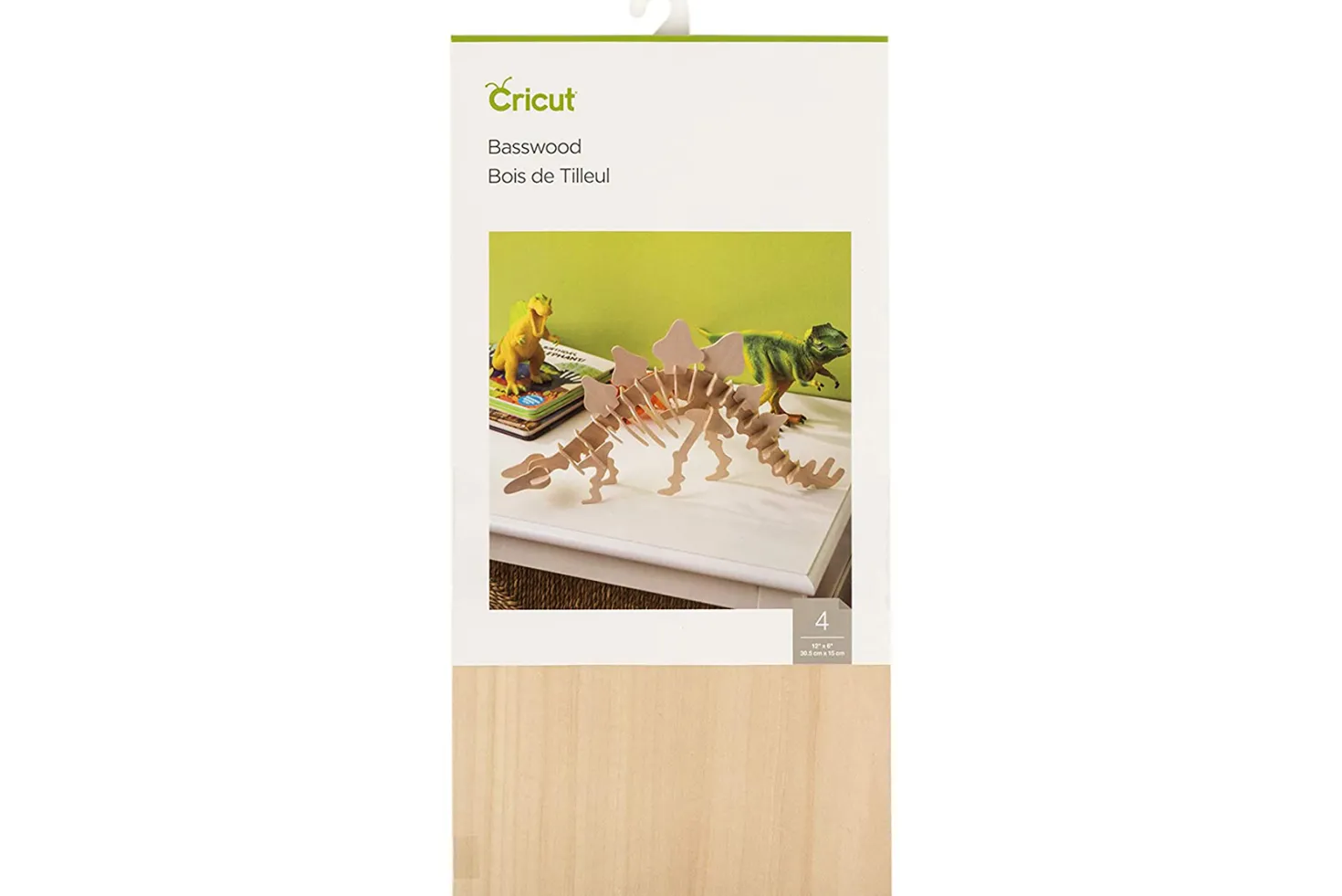 Cricut Legno di Tiglio 4 fogli 30,5cmx15cm
