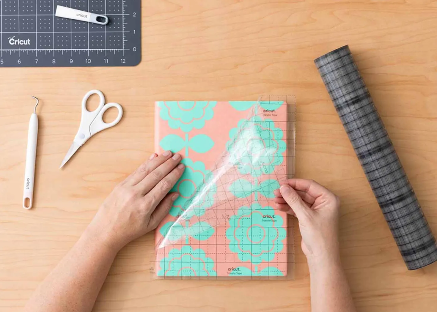 Cricut Pellicola per il Trasferimento Transfer Tape Linerless 33 cmx9.1m