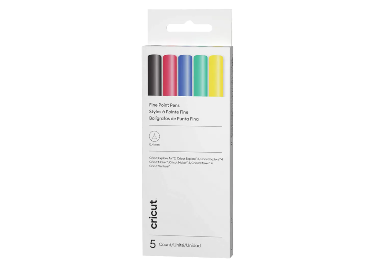 Cricut Penne Punta Fine Colori Classici 0,4mm 5pz
