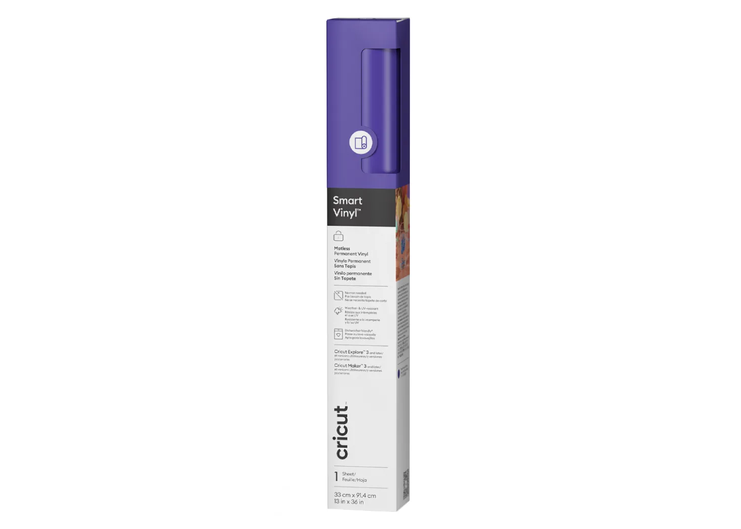 Cricut Smart Vinyl Vinile Permanente Viola 33cmx91,4cm