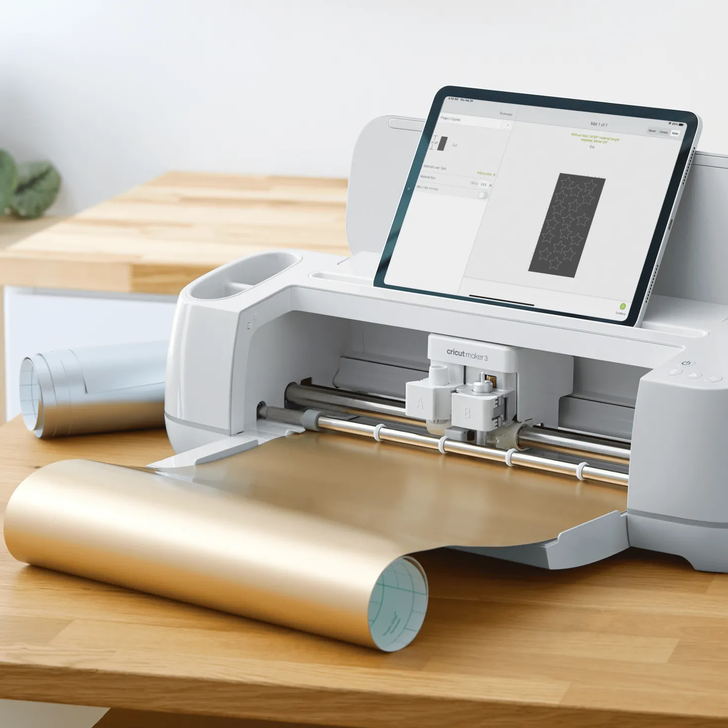 Cricut Smart Vinyl Vinile Removibile Argento Opaco Metallizzato 33cmx3,66m