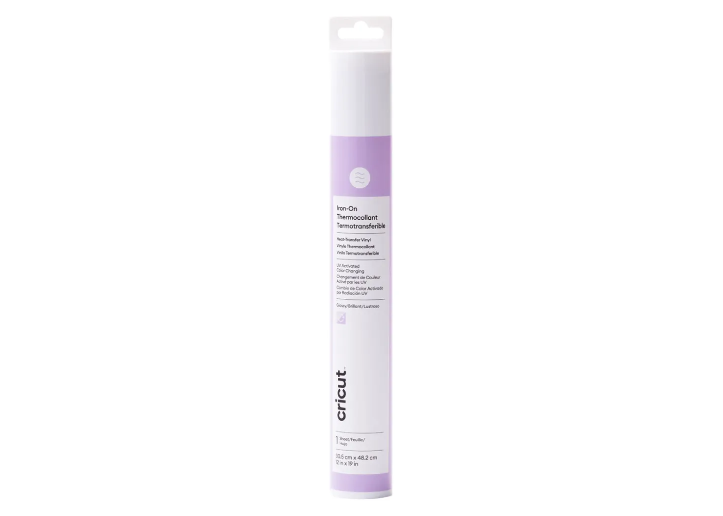Cricut Termoadesivo Cambia Colore con i Raggi UV Bianco-Viola 30,5cmx48,2cm