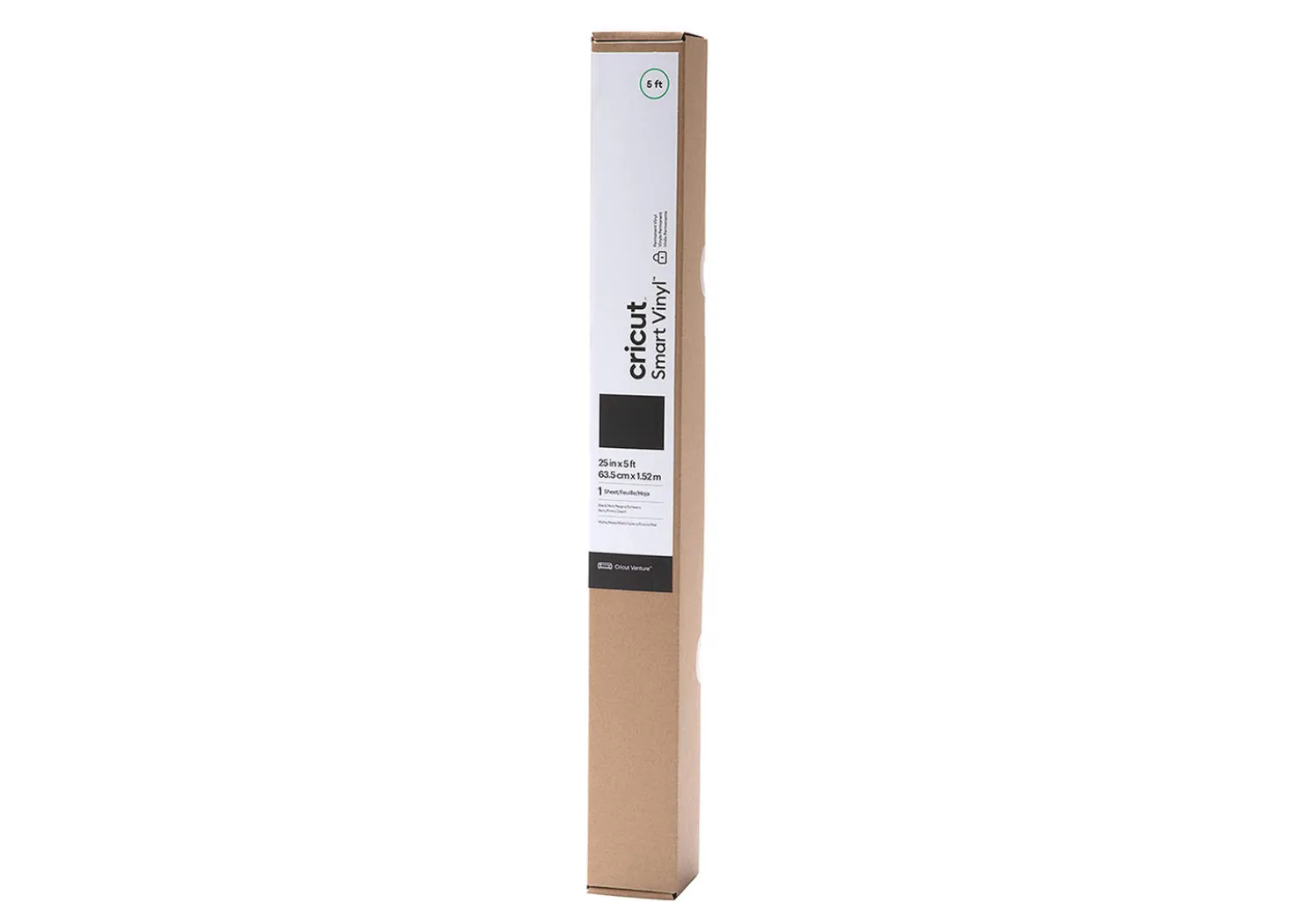 Cricut Venture Smart Vinyl Vinile Permanente Nero Opaco 63,5cmx1,52m