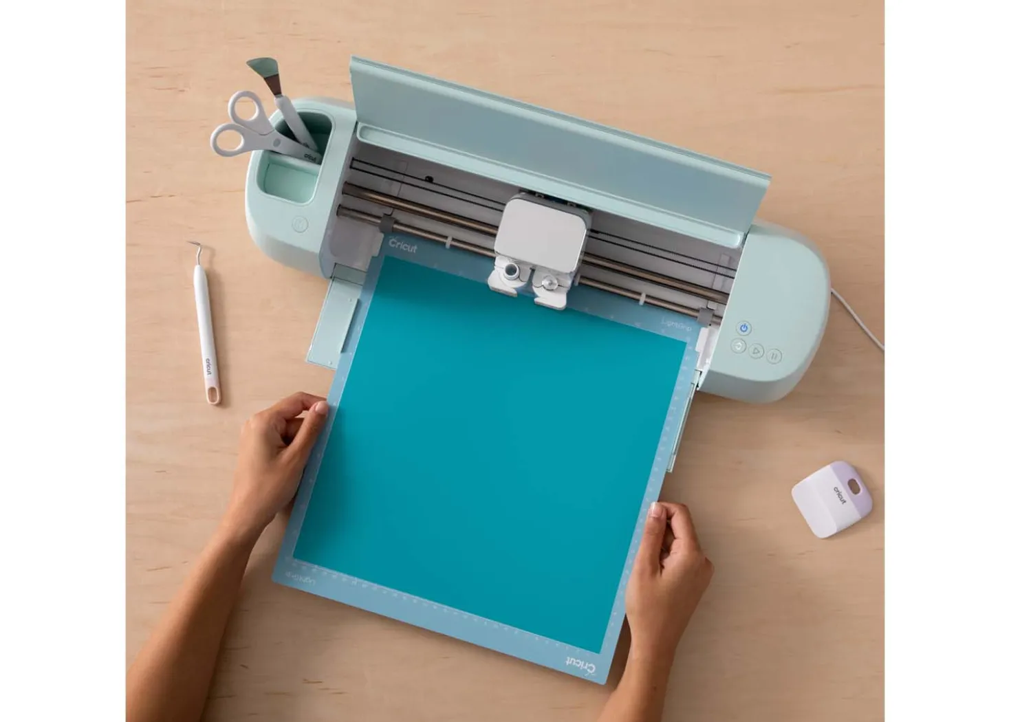 Cricut Vinile Permanente Cambia Colore a Caldo Turchese-Azzurro 30,5cmx61cm