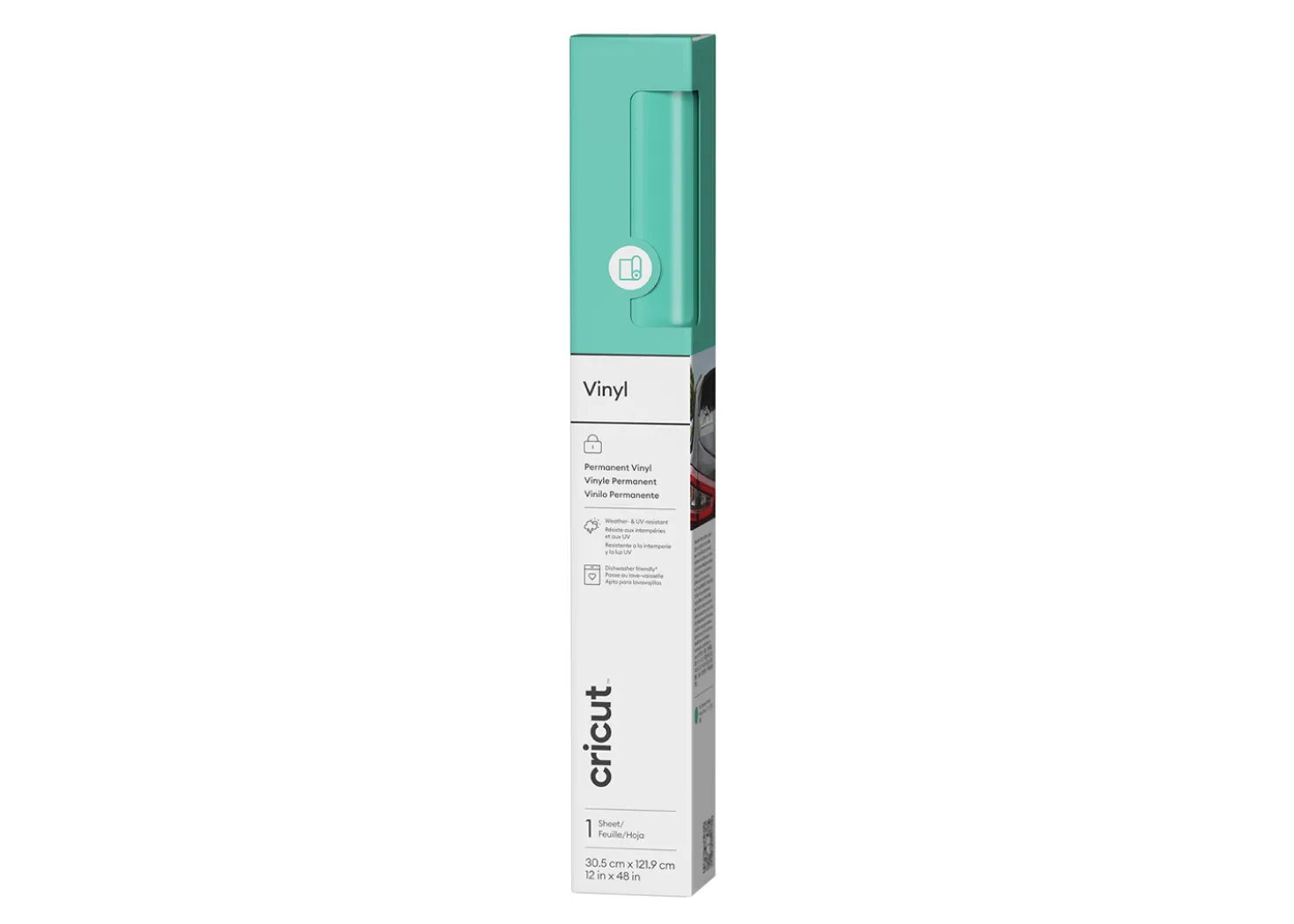Cricut Vinile Premium Permanente Menta 30,5cmx121,9cm