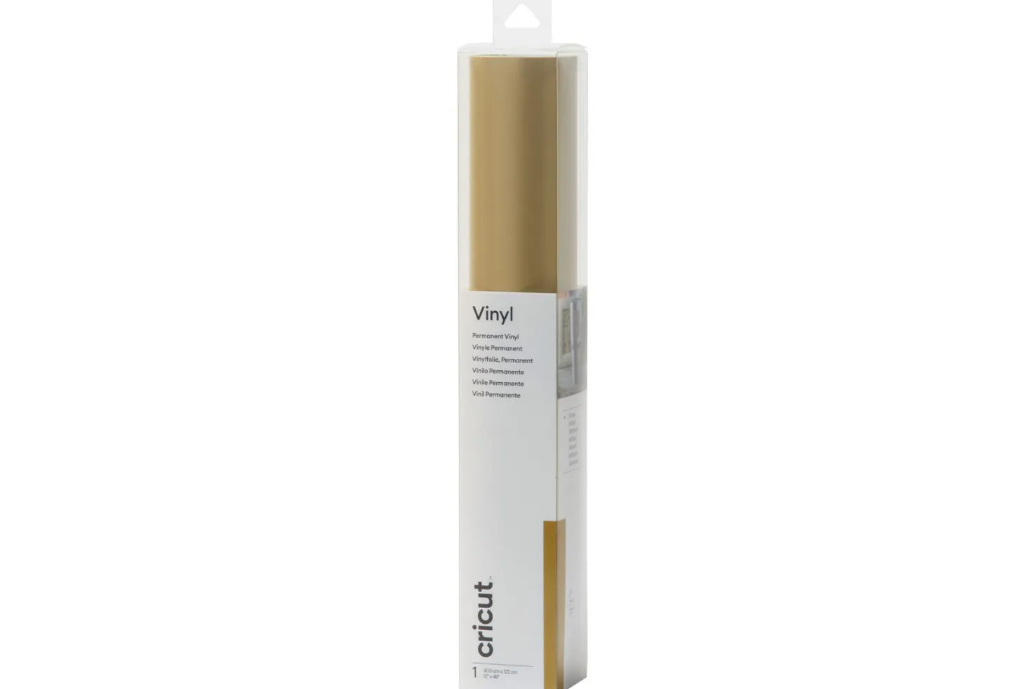 Cricut Vinile Premium Permanente Oro 30,5cmx1,22m