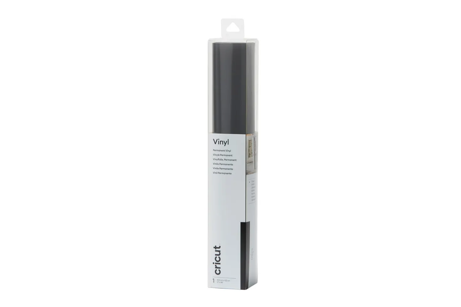 Cricut Vinile Premium Permanente Nero 30,5cmx1,22m