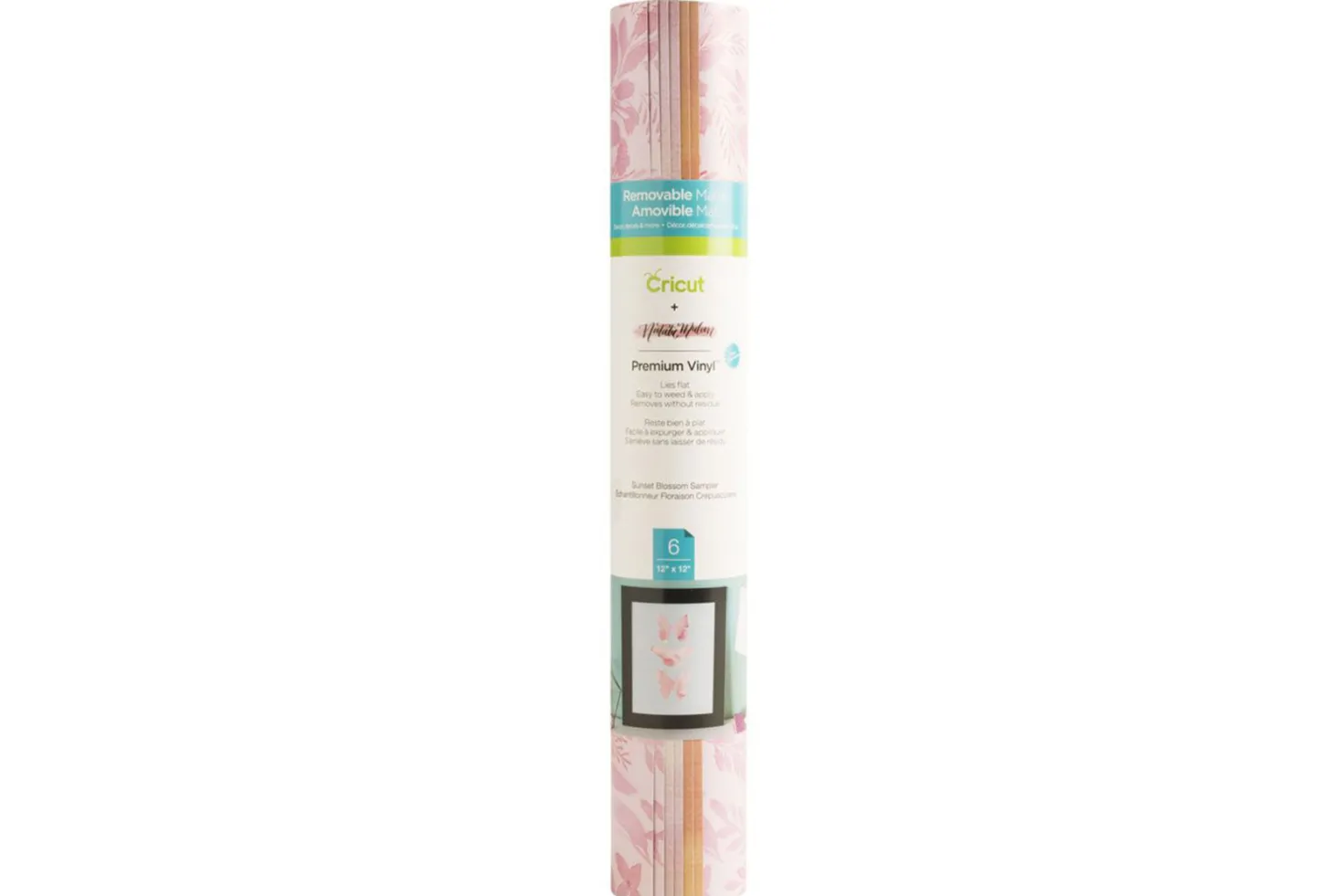 Cricut Vinile Premium Removibile Sunset Blossom 6 fogli 30,5cmx30,5cm