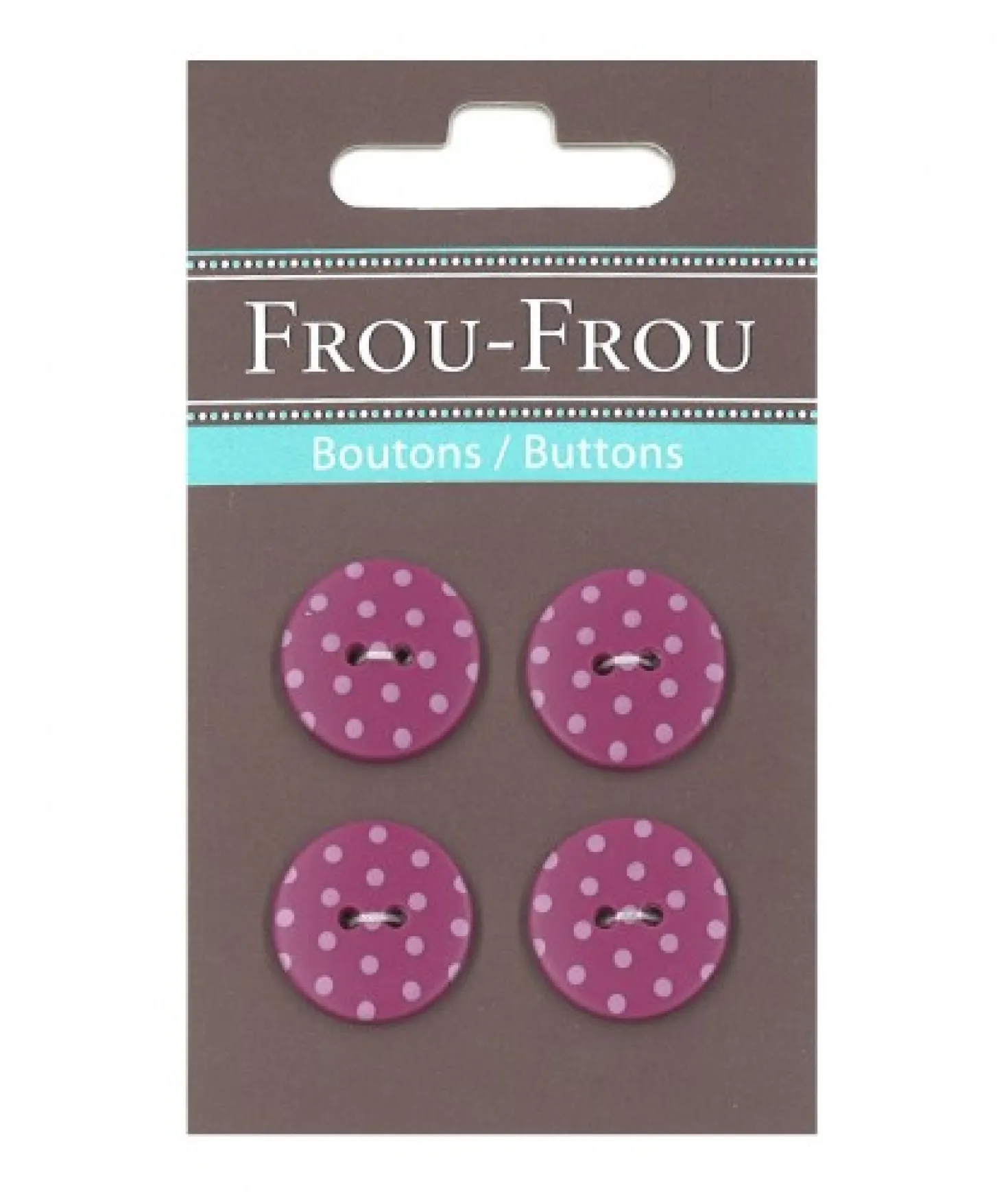 Frou Frou 4 Bottoni Pois