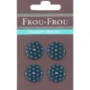 Frou Frou 4 Bottoni Pois