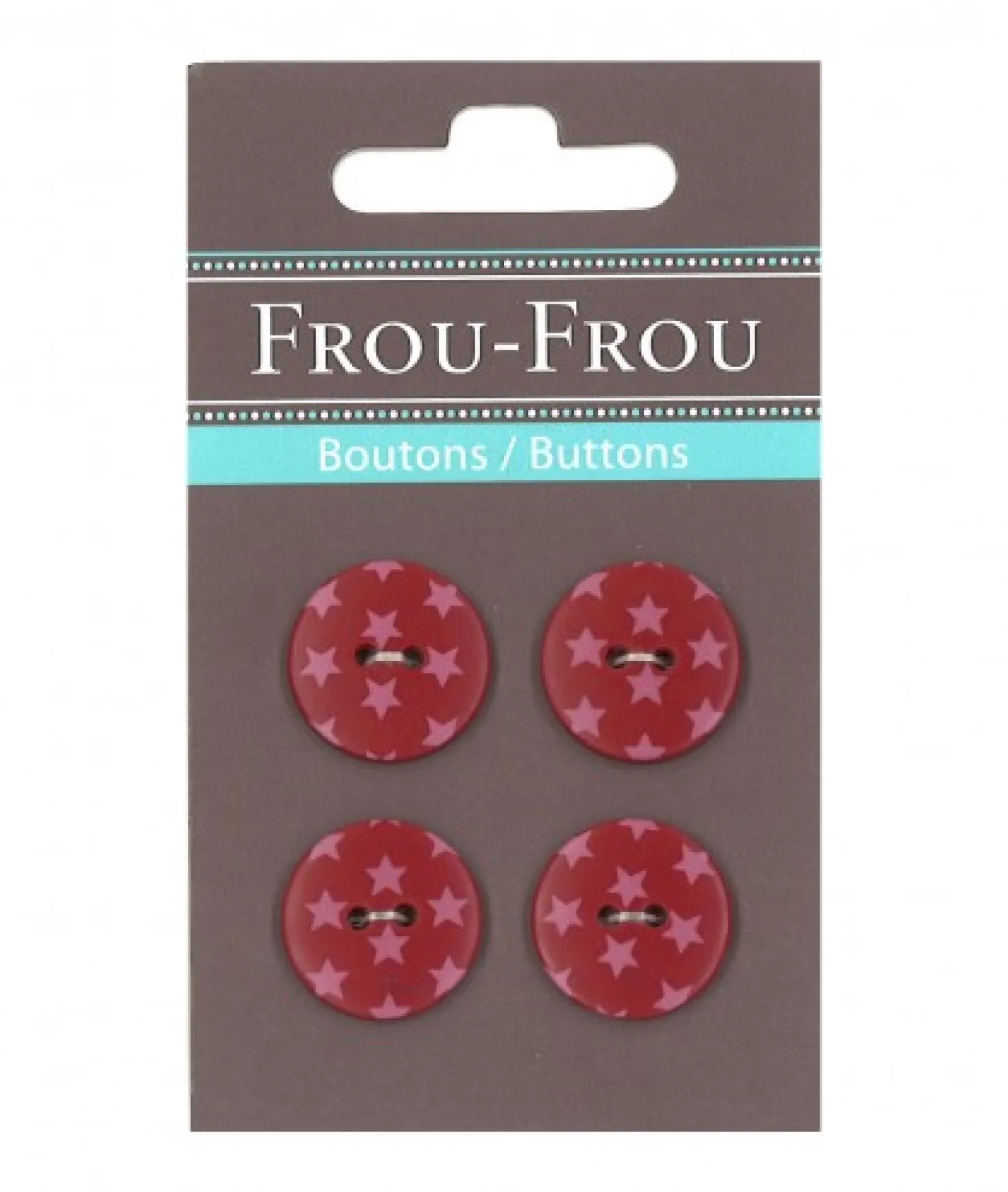 Frou Frou 4 Bottoni Stelline