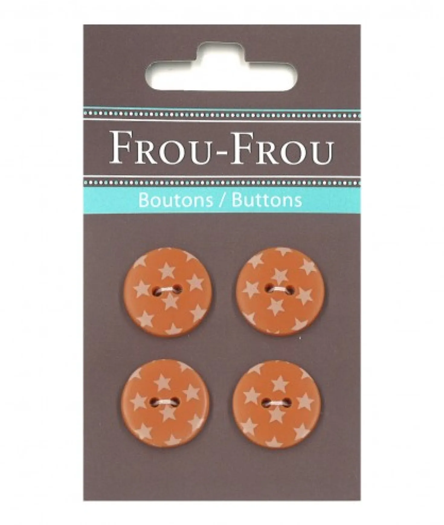 Frou Frou 4 Bottoni Stelline
