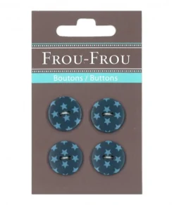 Frou Frou 4 Bottoni Stelline