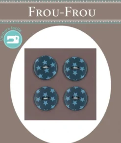 Frou Frou 4 Bottoni Stelline
