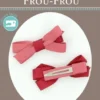 Frou Frou 2 Fiocchi Spille – 6Cm