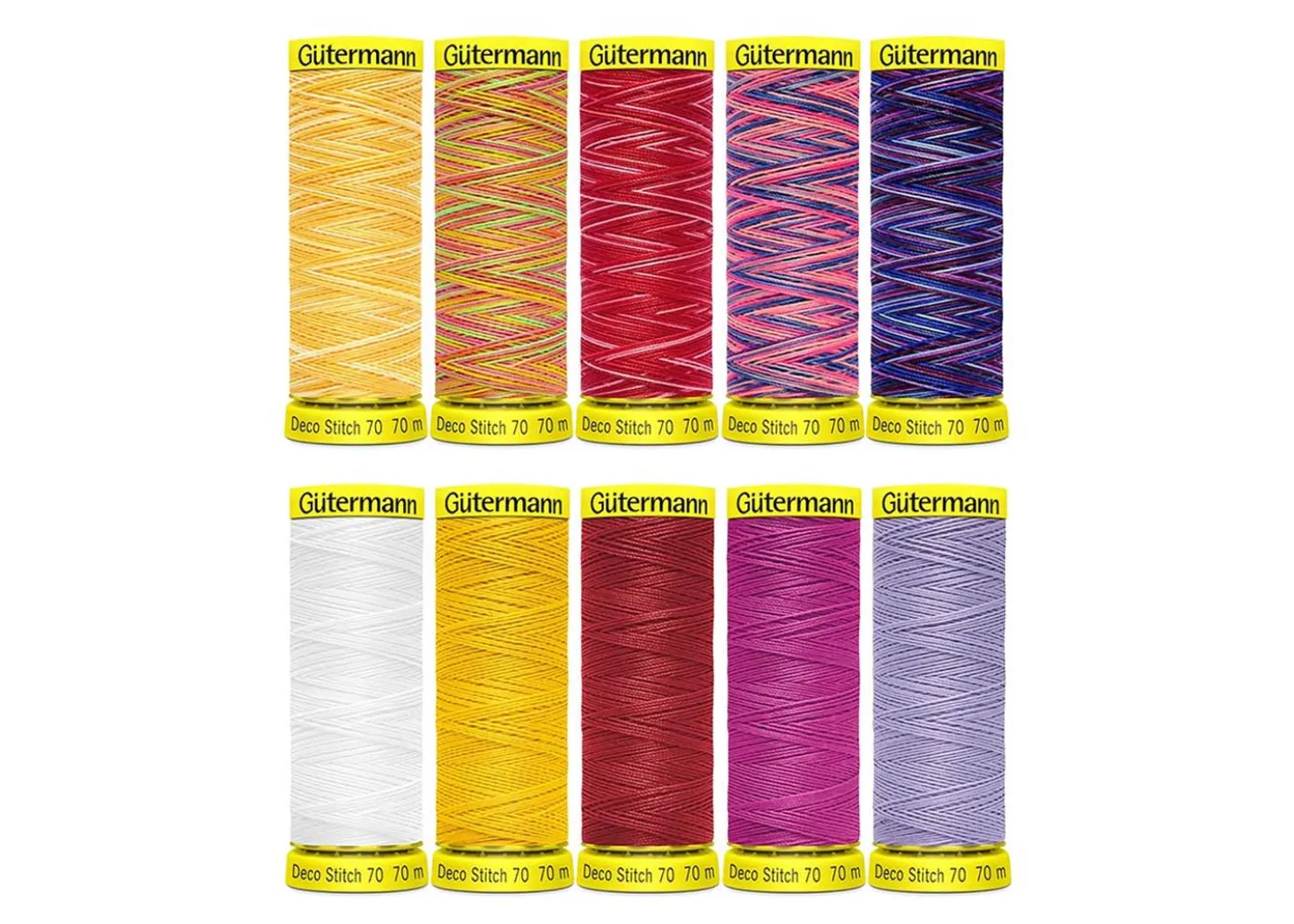 Gutermann Kit Deco Stitch 70 10 Bobine Colore 1