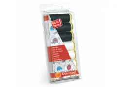 Gutermann Kit 7 Filati Bianco/Nero