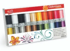 Gutermann Kit 20 Filati da Ricamo Rayon 40