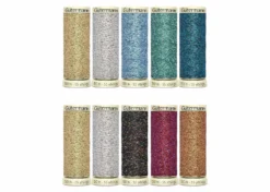 Gutermann Kit 8 Filati Effetto Metallico 50m