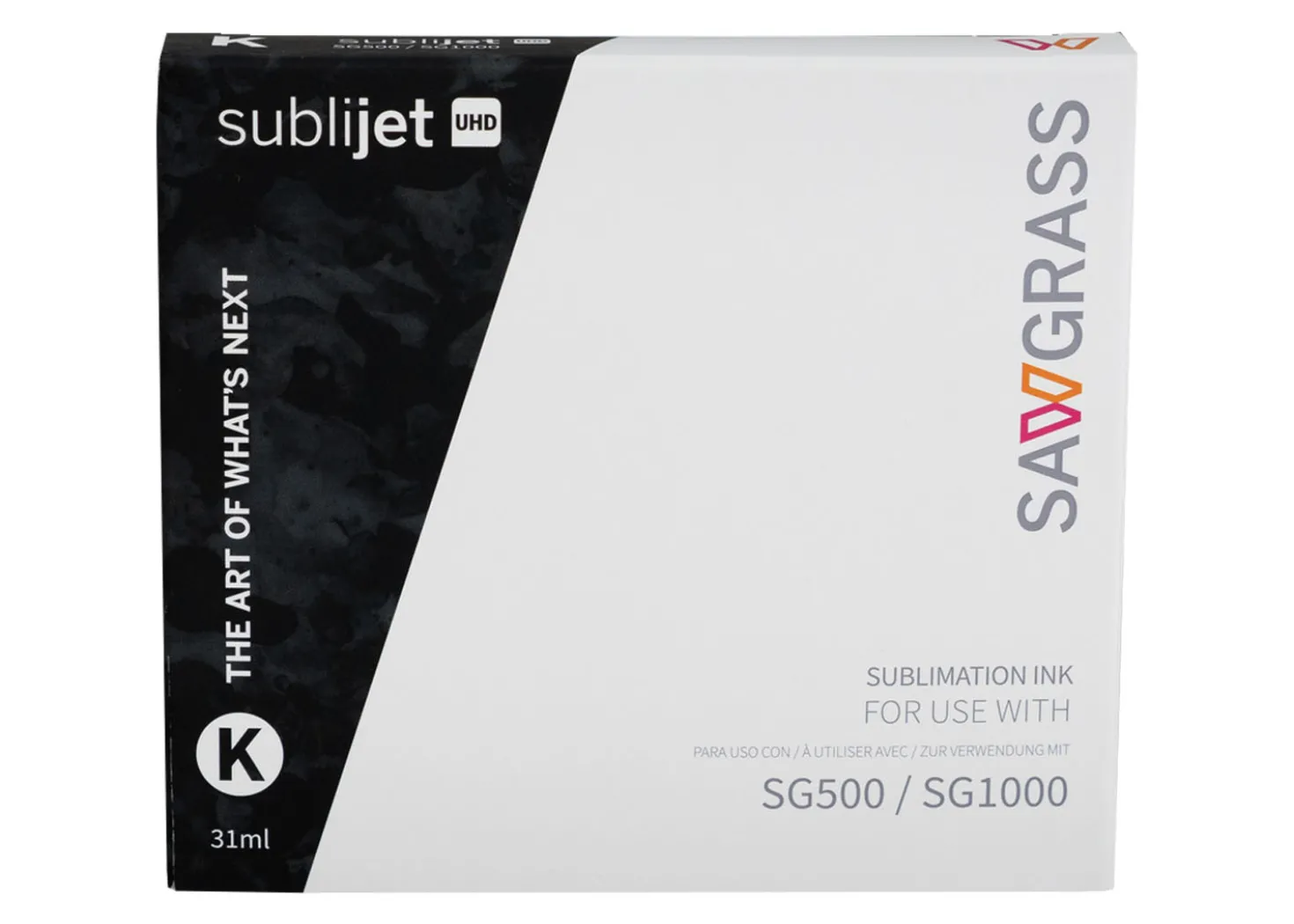 Inchiostro gel UHD SubliJet 31 ml Nero per SG500 e SG1000