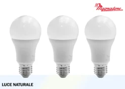 Magnadyne Lampadina LED A60 NAT Set 3 Pezzi