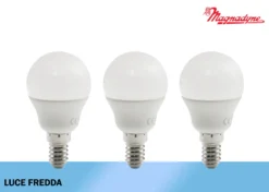 Magnadyne Lampadina LED G45 FRD Set 3 Pezzi