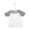 Mini T-Shirt con appendiabiti Colore grigio