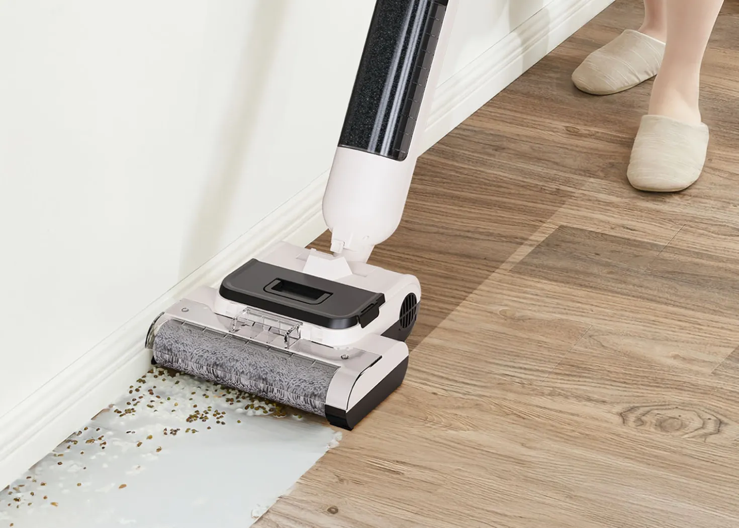 Necchi AutoClean Plus Lavapavimenti e Aspirapolvere Wet and Dry Senza Filo NHF19
