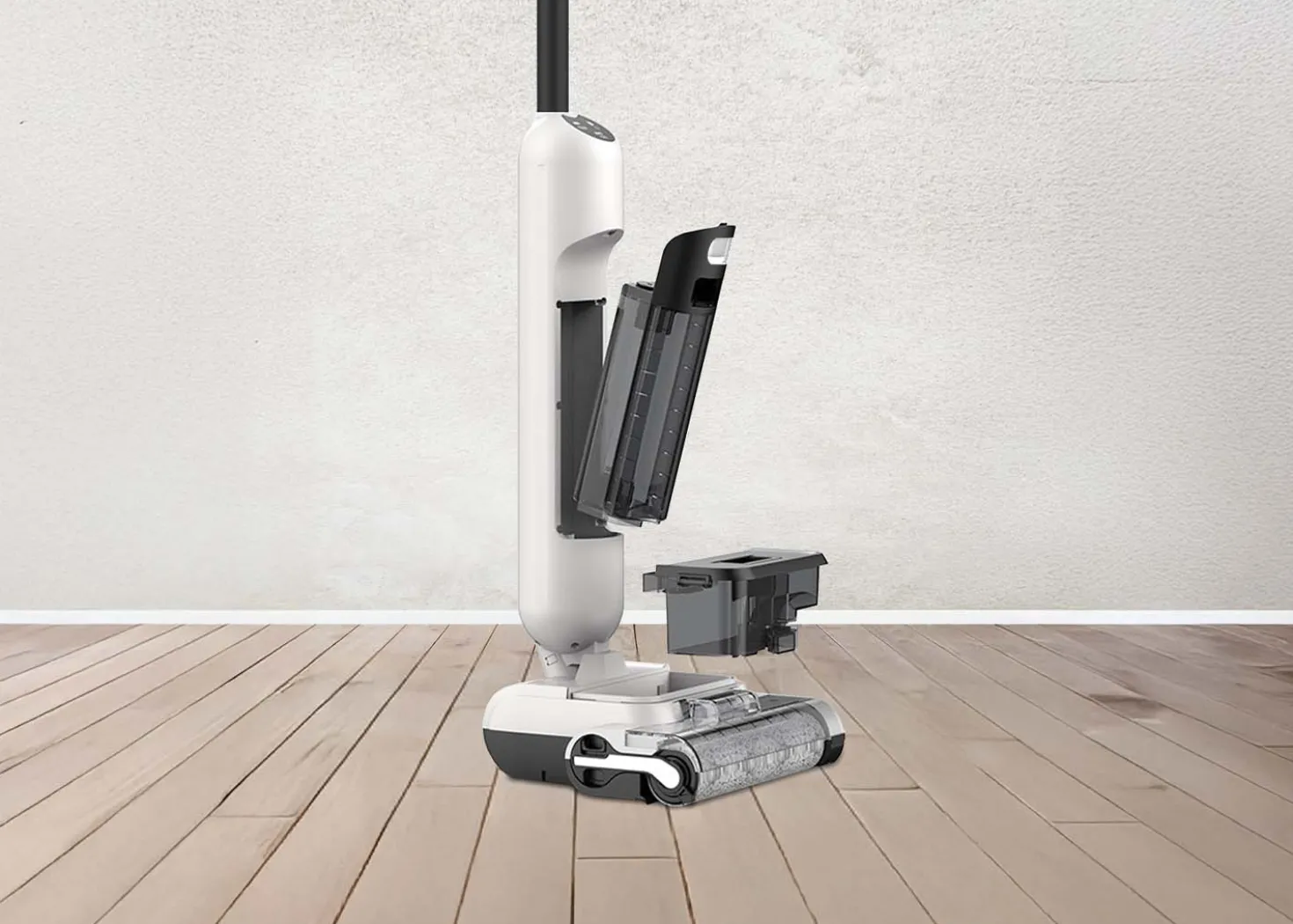 Necchi AutoClean Plus Lavapavimenti e Aspirapolvere Wet and Dry Senza Filo NHF19