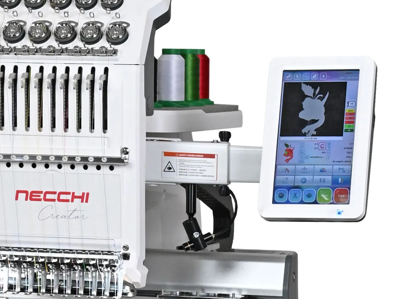 Necchi Creator C10 Ricamatrice Professionale a 10 Aghi